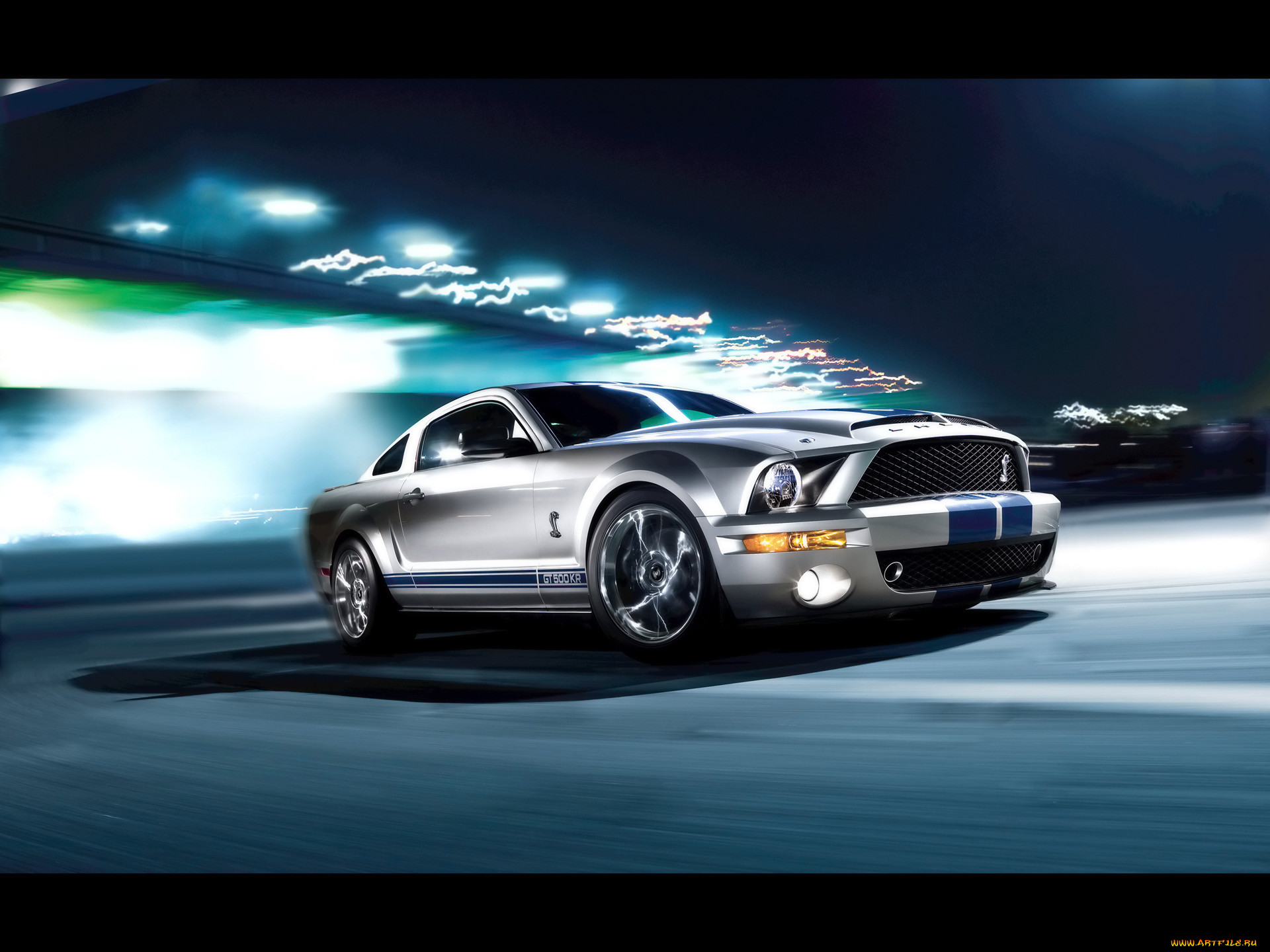2009, ford, mustang, shelby, gt500kr, 